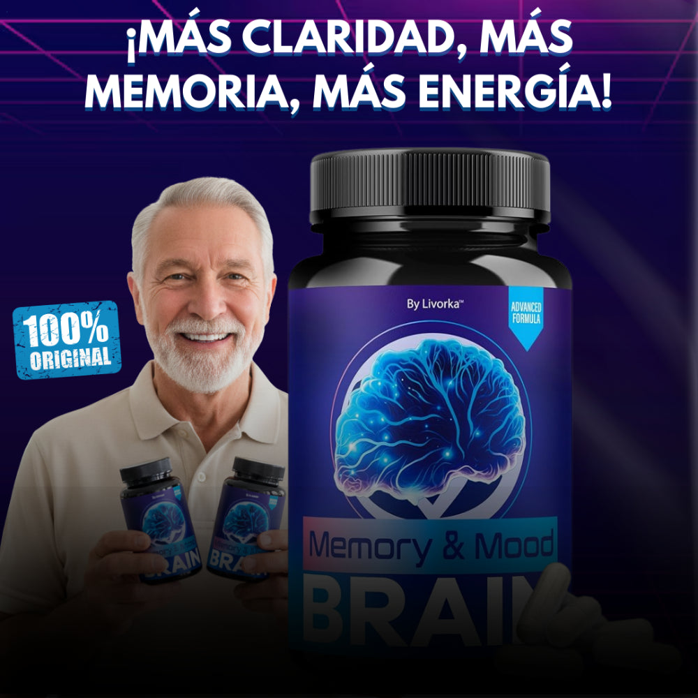 thumbnail image 2 of Royavita Memory & Mood 3-Pack – 180 Brain Health Capsules – Non-GMO, Vegan 2 of 5