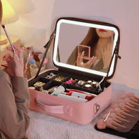 Clean MakeUp® | Organizador de maquillaje con espejo