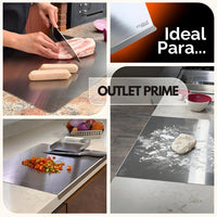 CutTable® | Tabla para picar de acero inoxidable 48 x 38 cm 🌟