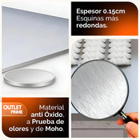 CutTable® | Tabla para picar de acero inoxidable 48 x 38 cm 🌟
