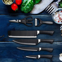 🔪 CutTitan™ | Set Profesional de cocina de 6 Piezas de Acero Inoxidable