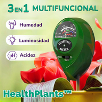HealthPlants™ | Medidor para plantas 3 en 1 🌱🪻 (Ph, Luz y Humedad)