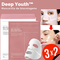 Deep Youth™ | Mascarilla de biocolageno x3 Unidades