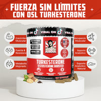 Suplemento de Turkesterona Old School - Potenciador de testosterona - 120 cps