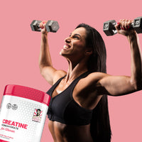 Creatine monohydrate Old School | Creatina monohidratada pura para mujeres