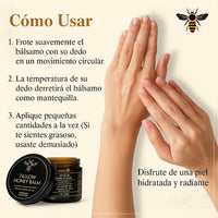 Tallow Honey Balm | bálsamo de sebo de res orgánica - calidad premium
