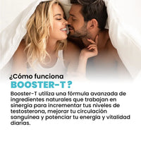 Booster T - Suplemento para aumentar la testosterona 💯 Paga 1 lleva 2