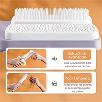 CleanBrush | Cepillo Autolimpiador Con Cerdas Retráctiles