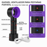 Quewel | Mini ventilador facial sin aspas