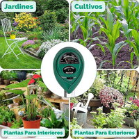 HealthPlants™ | Medidor para plantas 3 en 1 🌱🪻 (Ph, Luz y Humedad)