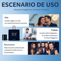 Ycz Charm Unfold | Perfume Marino Para Hombres - 8% de feromonas