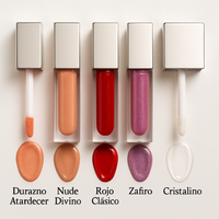 Lip Gloss Con Linterna y Espejo✨