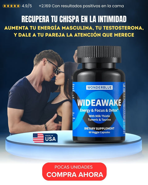 Wonderblue Wideawake capsulas para la vitalidad y energía