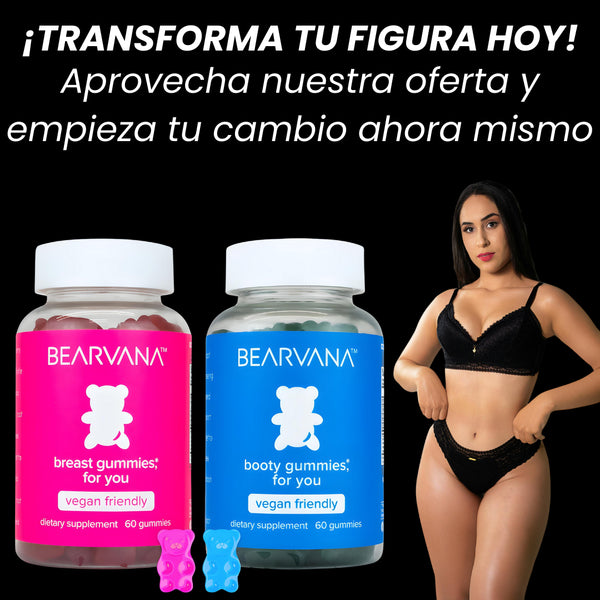 Bearvana | Combo de gomitas moldeadoras para mujeres