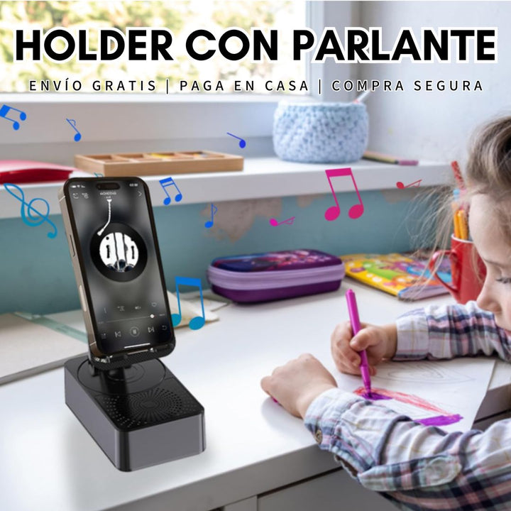 Holder con parlante 📱🎶