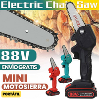 Mini Motosierra Recargable Portátil ⭐️INCLUYE DOS BATERIAS⭐️