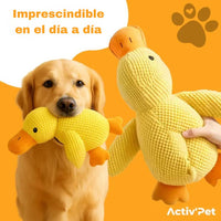 Peluche pato idestrutible para mascotas