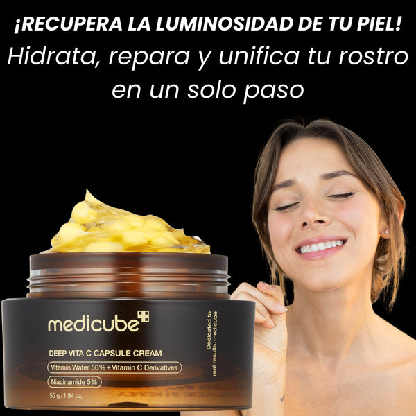Medicube Deep Vita C | Crema para el acné, manchas y arrugas en el rostro