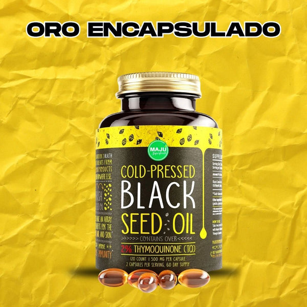 Capsulas de Aceite de Semilla negra (MAJU) Reducción de peso