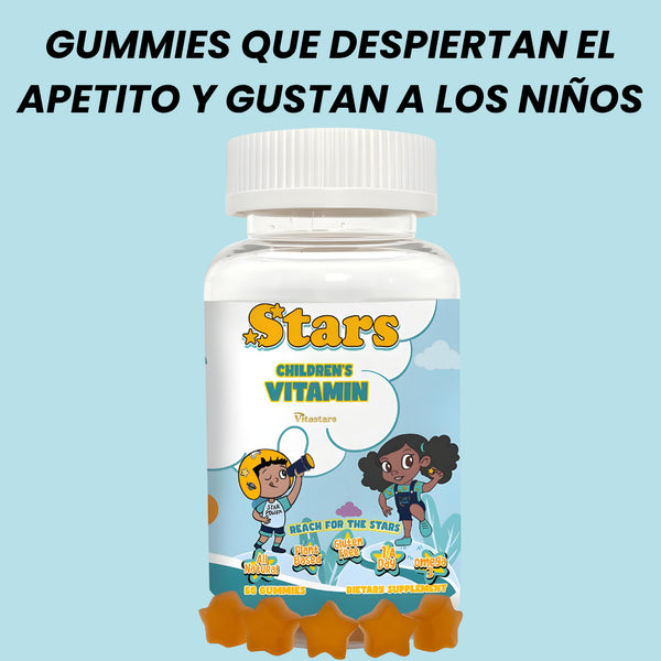 Stars Kids |  Gomitas multivitamínicas para el apetito