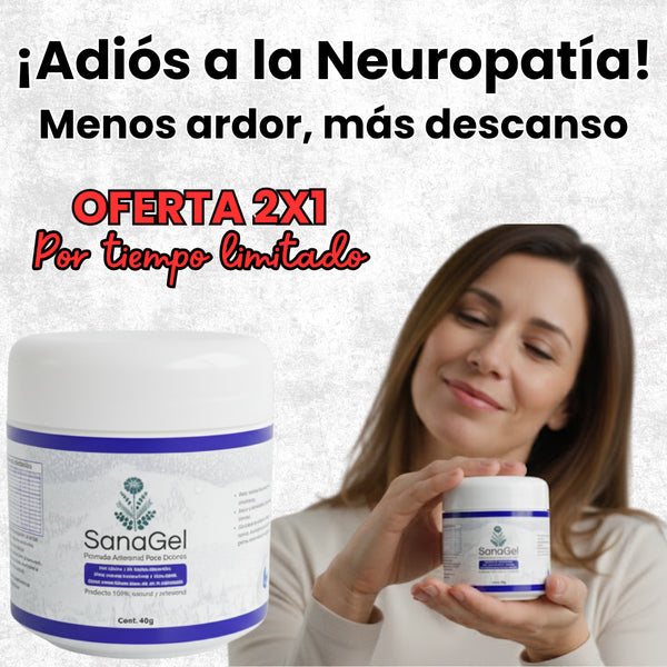 SanaGel | Pomada artesanal para dolores - OFERTA 2X1