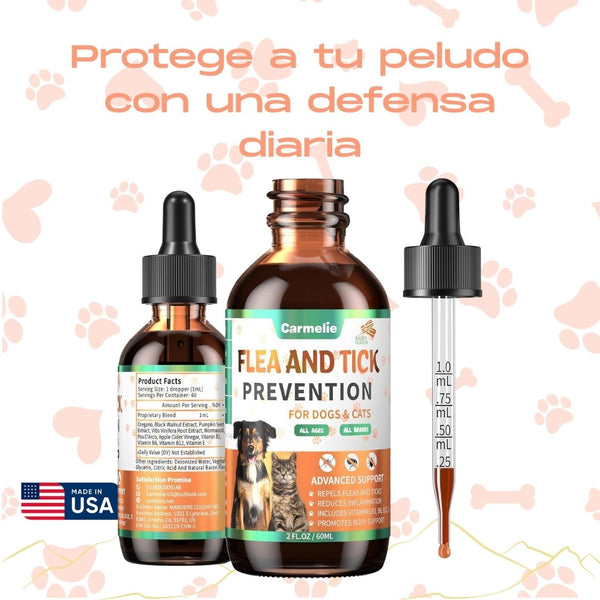 Carmelie flie and tick