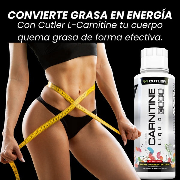 Cutler Nutrition | Suplemento líquido de L-carnitina