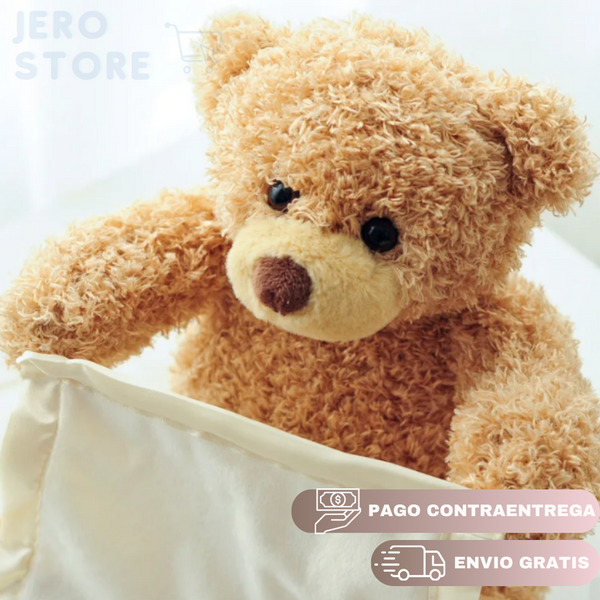 Oso de peluche peek-a-boo interactivo 🧸