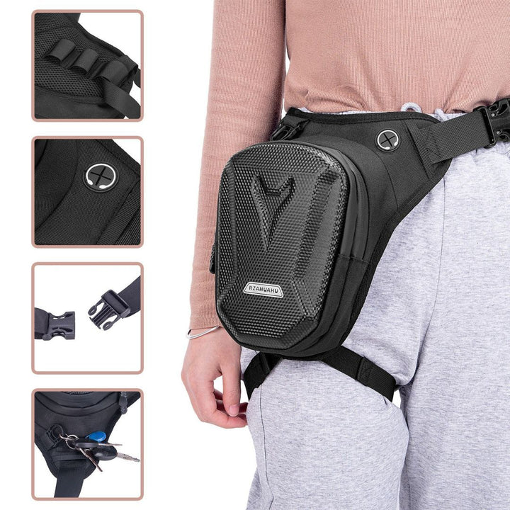 Bolso Táctico De fibra de carbono ⚡🏍