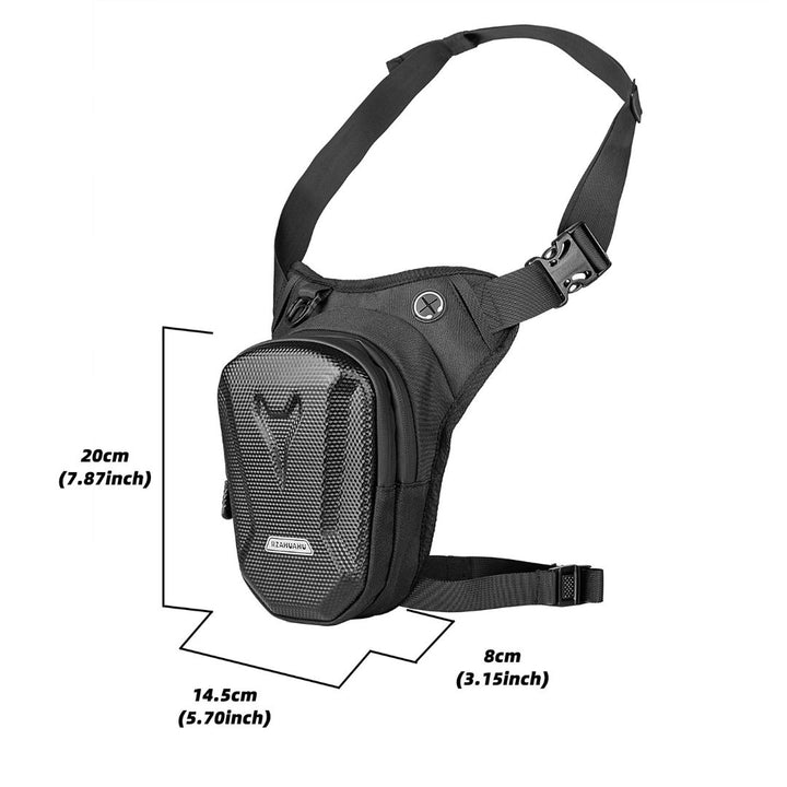 Bolso Táctico De fibra de carbono ⚡🏍