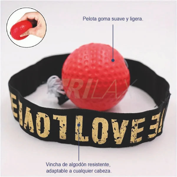 Pelota de Entrenamiento Boxeo Trilax® 🥊