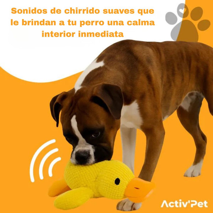 Peluche pato idestrutible para mascotas