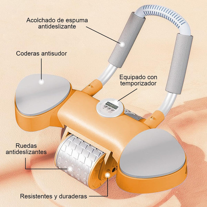 Rodillo Abdominal AKJ2024 con Cronómetro Integrado 💥