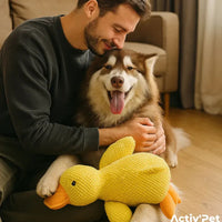 Peluche pato idestrutible para mascotas