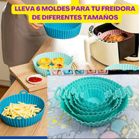 MOLDES PARA AIR FRYER X6