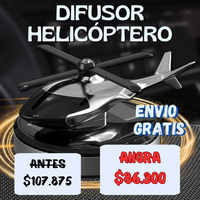 Difusor Helicóptero de Aromas 🚗💨 Con Energía Solar 🌞