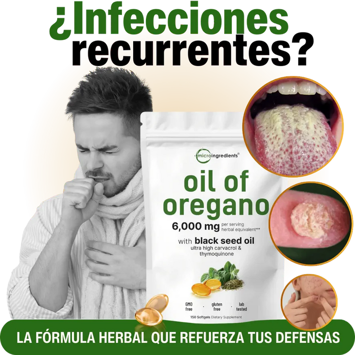 Oil of oregano | Aceite de orégano x90 Softgels - Importado USA