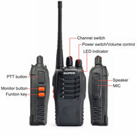 Radios Walkie Talkie Boafeng 888s x2 🔊