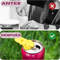SaveDrink | Abre sin uñas, sella en segundos Pack x5