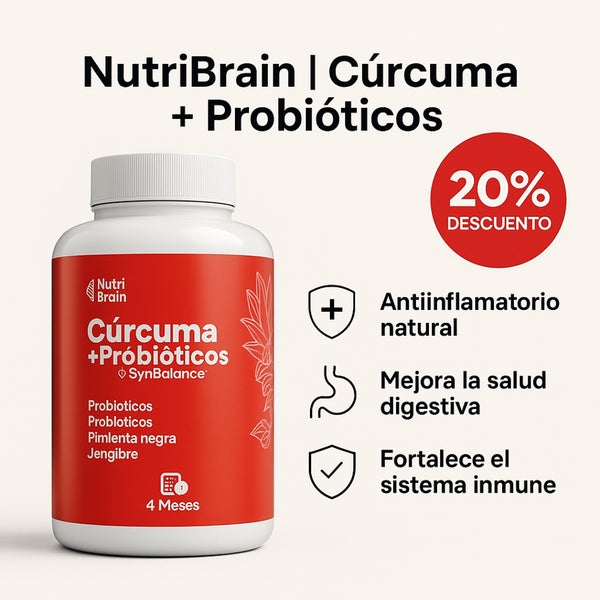 NutriBrain | Curcuma + Probioticos