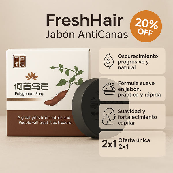 FreshHair | 2x1 Jabón AntiCanas