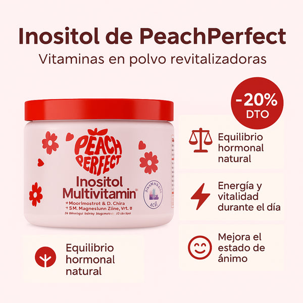 🌟 Inositol de PeachPerfect | Vitaminas en polvo revitalizadoras