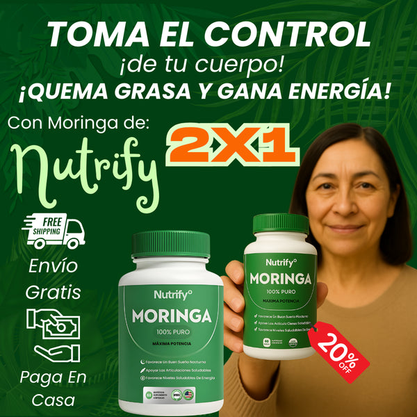 🌟 Moringa De Nutrify - OFERTA 2x1