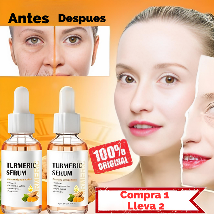 Turmeric™ | Sérum con efecto bótox a base de cúrcuma 2x1