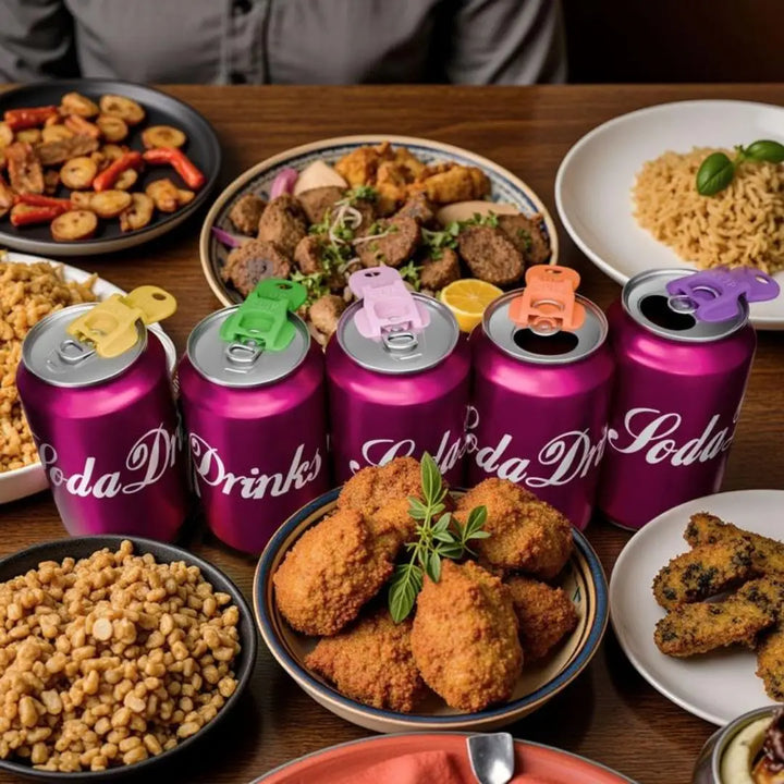 SaveDrink | Abre sin uñas, sella en segundos Pack x5