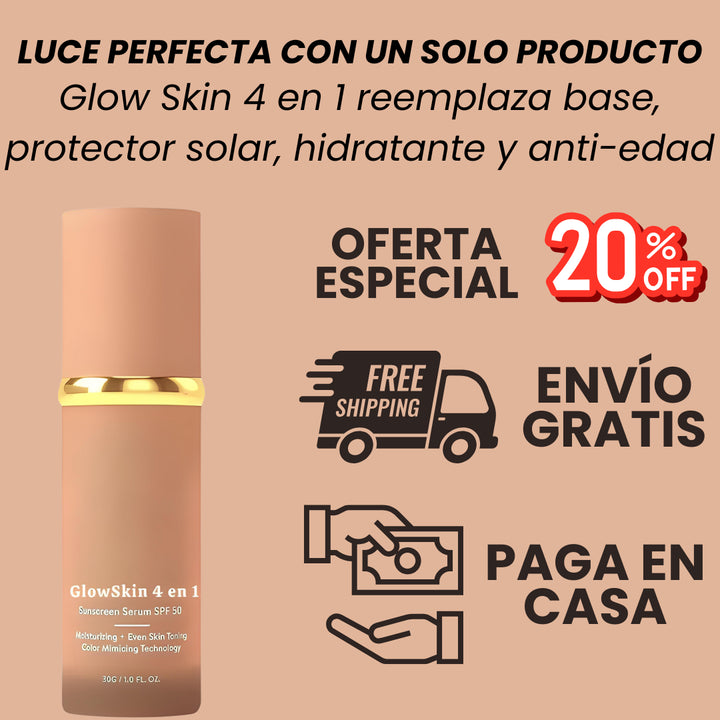 Glow Skin 4 en 1 - base y protector solar