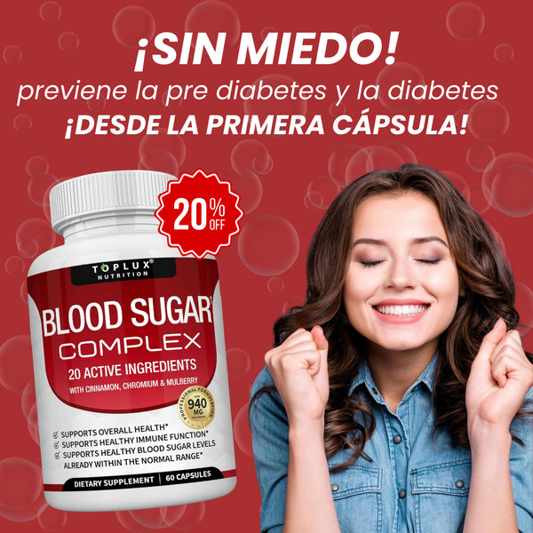 Blood Sugar Complex | Suplemento regulador x60 cápsulas