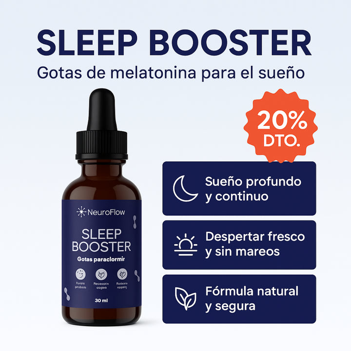 SleepBooster | Gotas de melatonina para el sueño