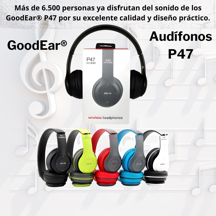 Audífonos Diadema P47 🎧