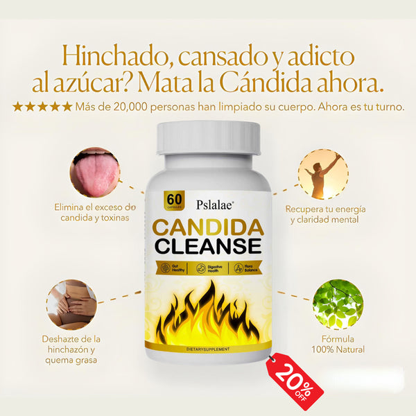 Candida Cleanse | x60 Cápsulas Revitalizadoras